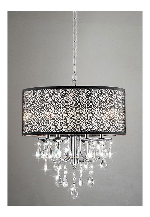 Where To E12 Bulbs Indoor 4 Light Chrome Crystal Metal Bubble Shade Chandelier More Info