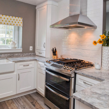 Sunwashed Serenity Kitchen Remodel | White Cabinetry & Open-Concept