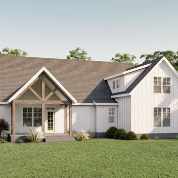 Modern Farmhouse Plan 009-00292 (Exclusive)