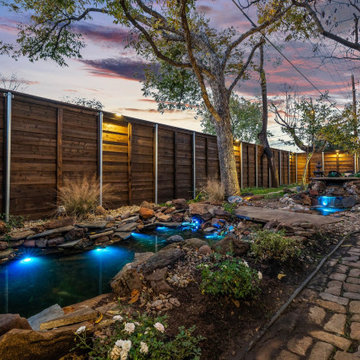 East Dallas Tudor with Pool House and Sauna