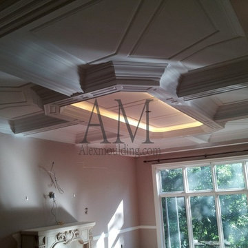 Octagon coffered ceiling, Richmond Hill