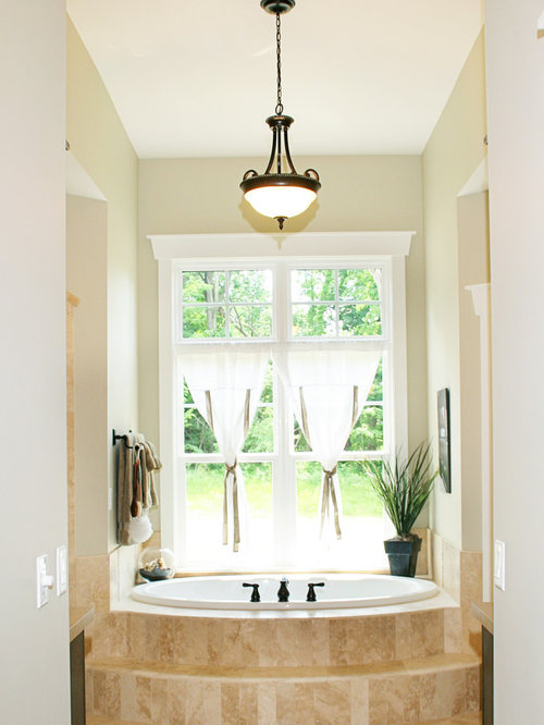 Window Treatments Over Tub Houzz