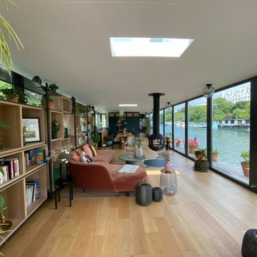 Transformation d'une péniche en habitation