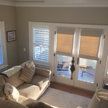 Living Room Plantation Shutters
