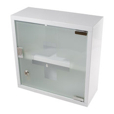 Armoire à pharmacie métal blanc