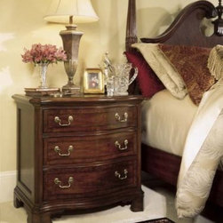 American Drew 791-421 Night Stand (Irregular Top Shape) Cherry Grove - Nightstands And Bedside Tables