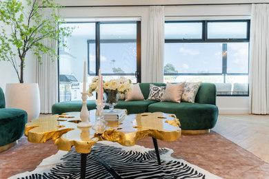 This is an example of an eclectic living room in Adelaide.