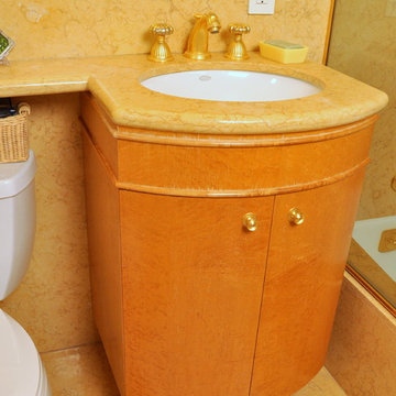 Curved Front Vanity