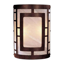 downstairs hall and theatre sconces