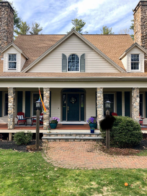 HELP us update our faded and 90s shutters and front door!