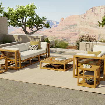 Maya 7 pc Twin Sofa Set