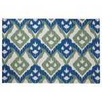 E by Design - Hipster Spring Chenille Rug, Dark Cobalt Blue, 2'x3' - Create a colorful and radiant vibe around your home with the Hipster Rug from our Happy Hippy Collection. Everyone will enjoy the creativity and joy brought to your kitchen or living room by this decorative chenille rug! All the designs in this collection will make you smile as you bask in the color brought to your home.