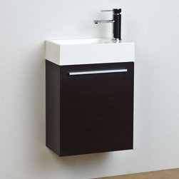 18" Bathroom Vanity Set Espresso - Bathroom Vanities And Sink Consoles