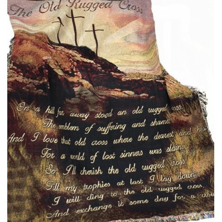 Old Rugged Cross, 50"x60" Tap Throw