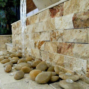 Travertine pavers, tile