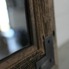 Rustic Bathroom Mirror, Modern Farmhouse Mirror, Ranch Hand Mirror, 16"x20"
