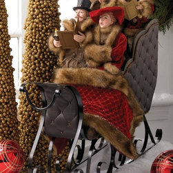 Carolers' Sleigh Ride - Holiday Accents And Figurines