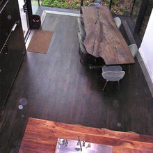 wooden tables