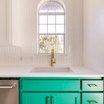 Crisp and clean Tuxedo Kitchen