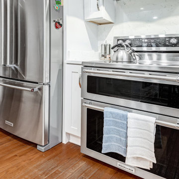 Transitional White Kitchen Remodel Woodbridge, VA