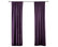 Purple Rod Pocket  Velvet Curtain / Drape / Panel   - 60W x 108L - Piece