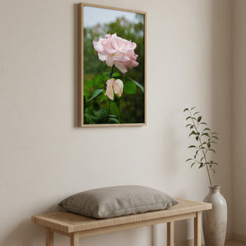 Admiration Floral Botanical Nature Photo Japandi Style Artwork