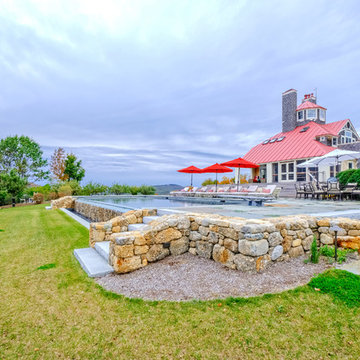 Vanishing Edge Pool with Bluestone Patio