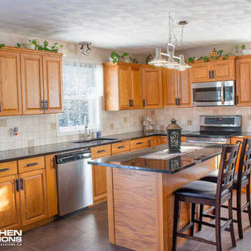Black Granite Kitchen Facelift