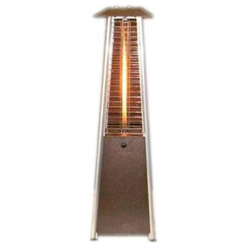 AZ Patio Heaters  Portablebronze Glass Tube Tabletop Heater