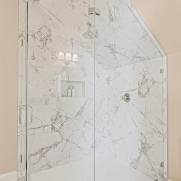 Traditional Style Five Bathroom Remodel Great Falls, VA
