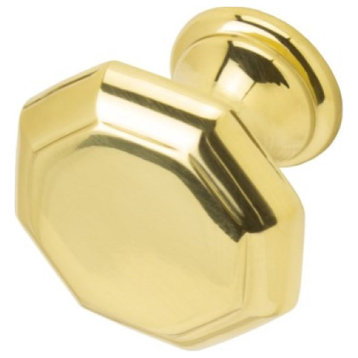 Octa Door, Cabinet, Drawer Pull - Polished Brass