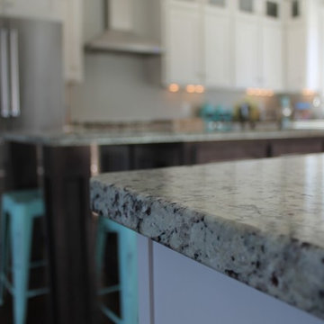 Kitchen, Eased Edge Granite, St. Cecilia Light Granite