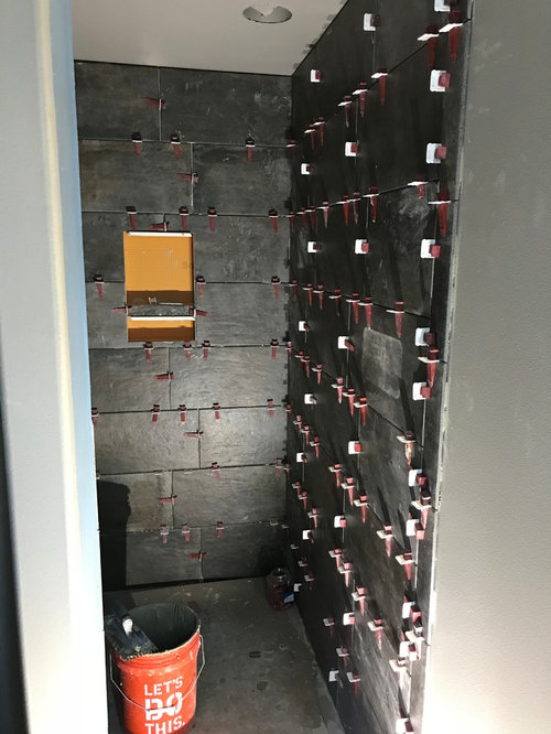 New construction shower