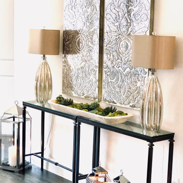 Rustic Glam Accent Wall
