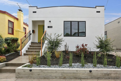 Contemporary exterior home idea in San Francisco