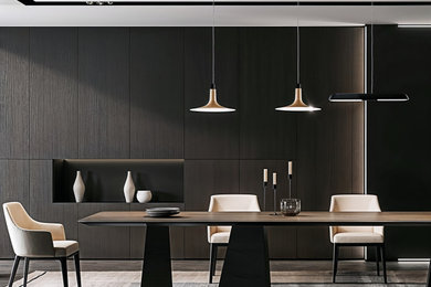 Example of a dining room design in Miami
