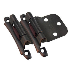 Cosmas - Cosmas 17929-ORB Oil Rubbed Bronze Hinge Variable Overlay, Set of 2 - Hinges