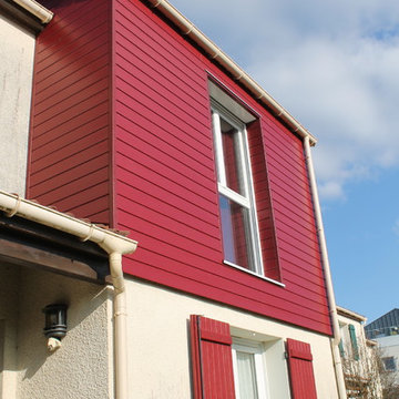 Réalisation d'une surélévation en ossature bois à (Vertou)