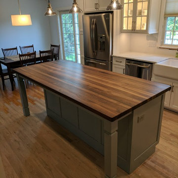 41x93x1.75 Walnut Butcher Block Oil Finished Counter Top