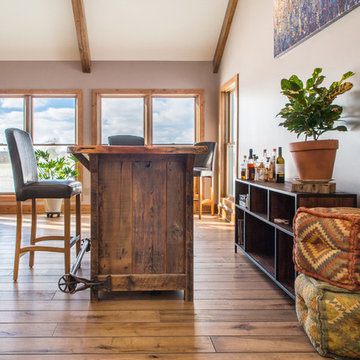 Rustic Home: hardwood flooring that removed health issues