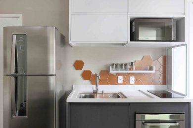 Example of a danish kitchen design in Other