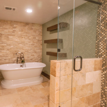 Castle Pines Rustic Finished Basement