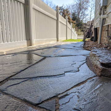 Partial Bluestone Flagstone Walkway - To Be Continued