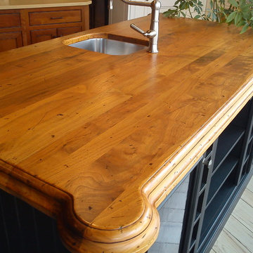 Wood Countertops with Sinks - It's WATERPROOF!