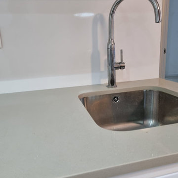 Silestone Miami White & Silestone Noka - Málaga Centro