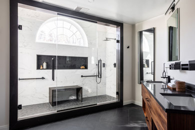 Bathroom - modern bathroom idea in DC Metro