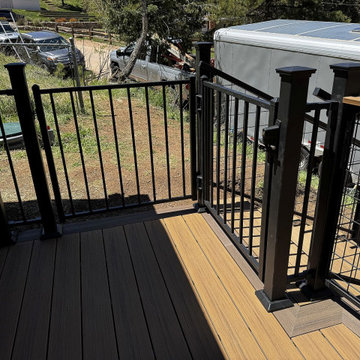 New Composite Deck and Stairs Revive This Mountain Cabin