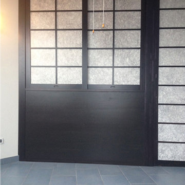Porta fissa Shoji con ante scorrevoli in alto
