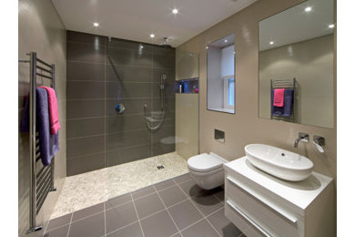 Photo of a contemporary bathroom in Sussex.