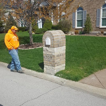 Stone and Brick Mailbox @ Whitmoor Golf course ( # 2 )